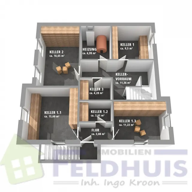 Grundriss Untergeschoss