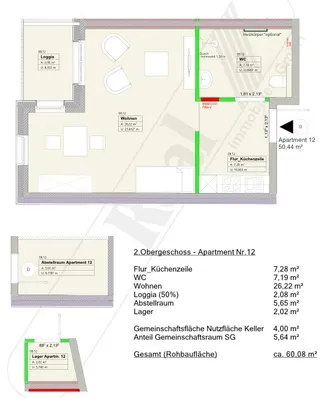 Grundriss WHG 12