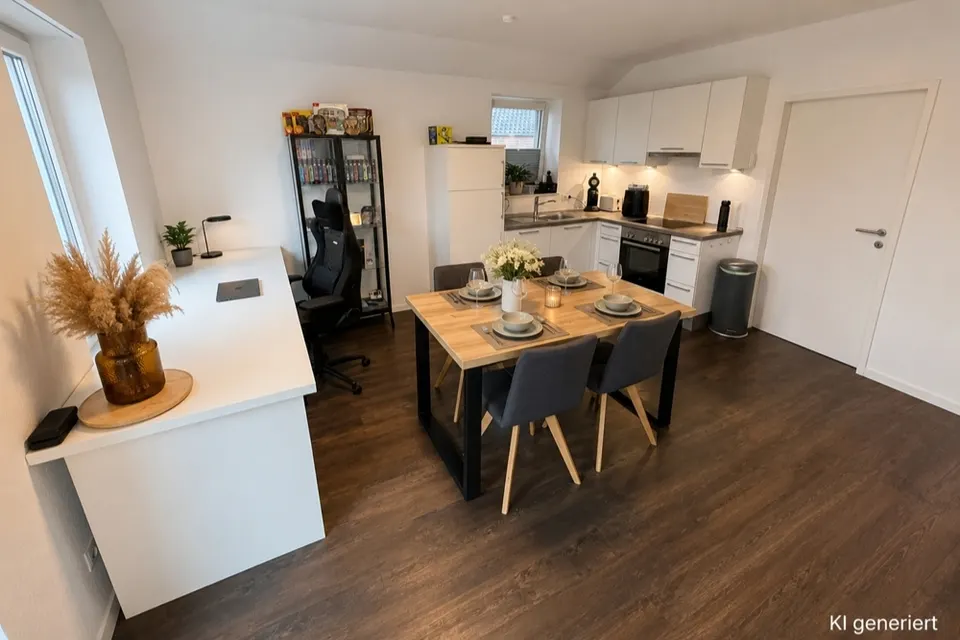 Esszimmer mit Küche