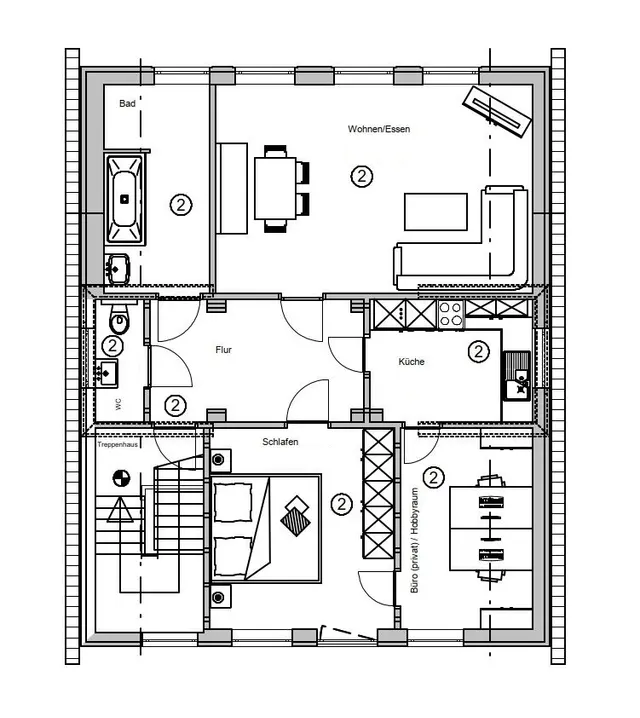 Grundriss DG