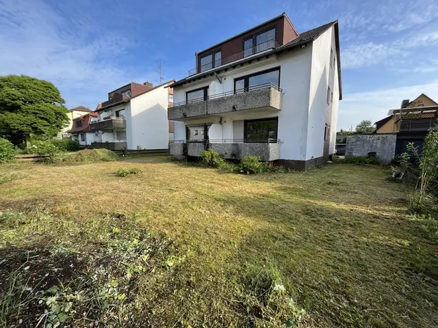 Rückansicht mit Garten