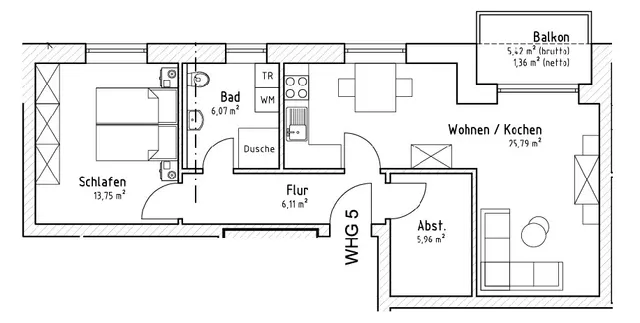 Grundriss WHG 5