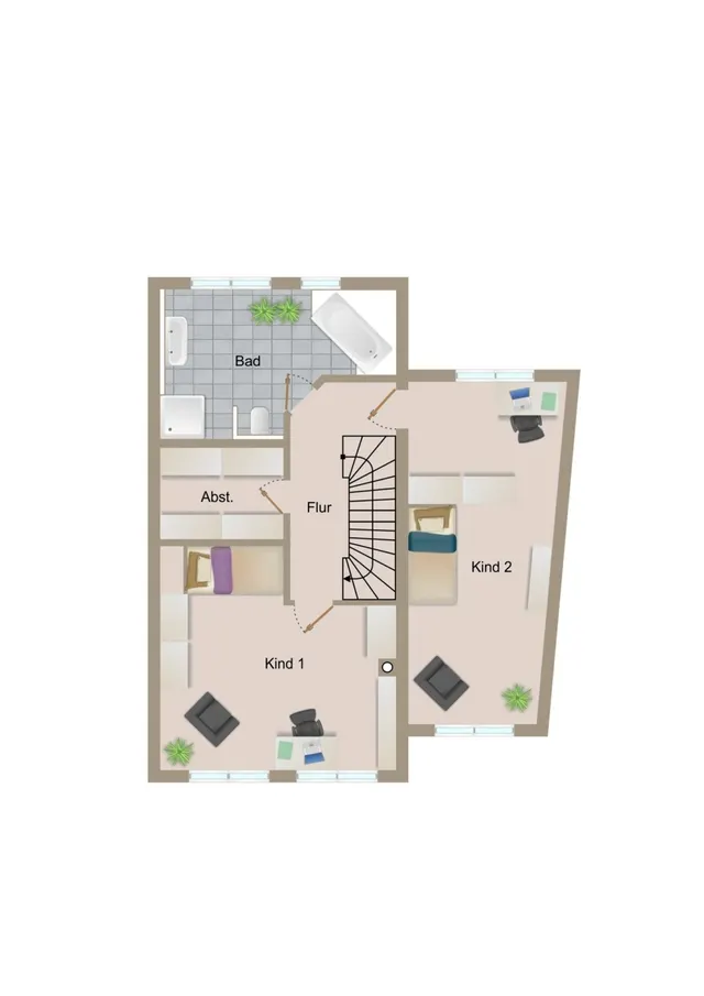 Grundriss Obergeschoss