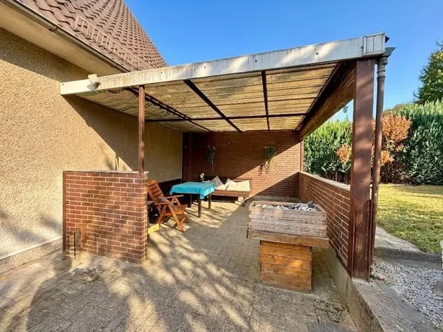 Überdachte Terrasse