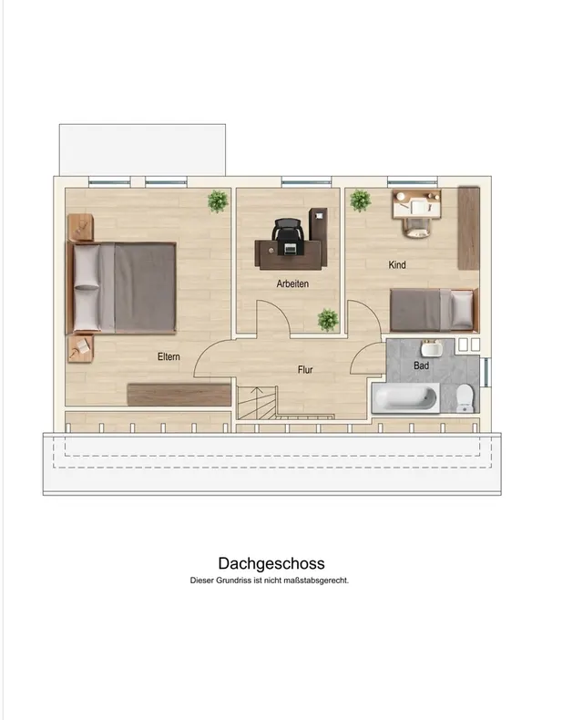 Grundriss – Großzügiges Grundstück mit Einfamilienhaus und Potenzial zur Teilung