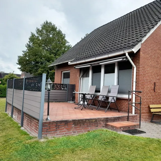 Ansicht Süden mit Terrasse