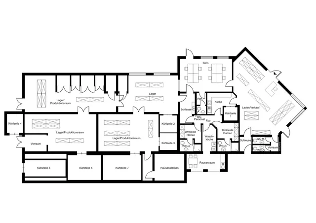 Grundriss Gewerbe