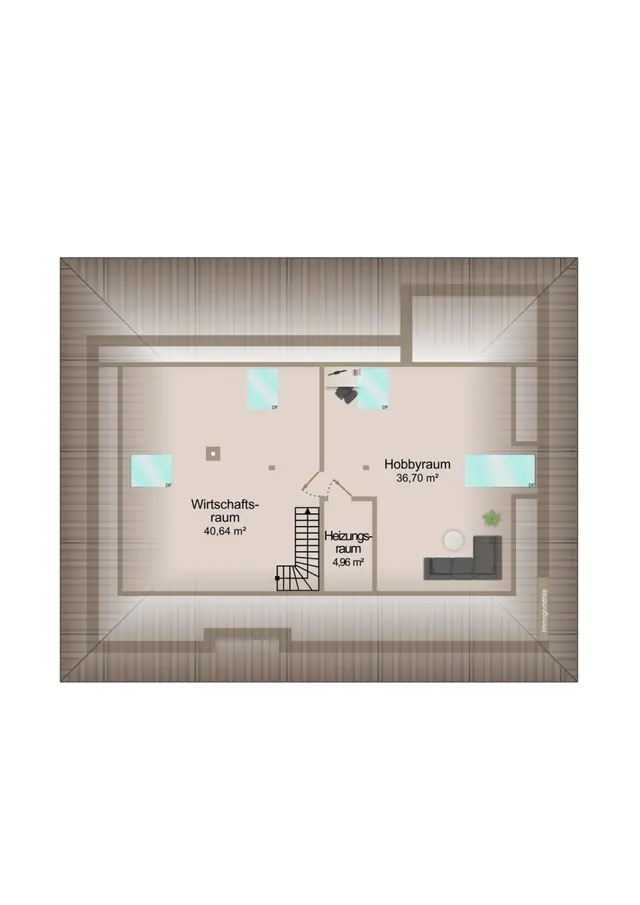 Grundriss Bungalow OG