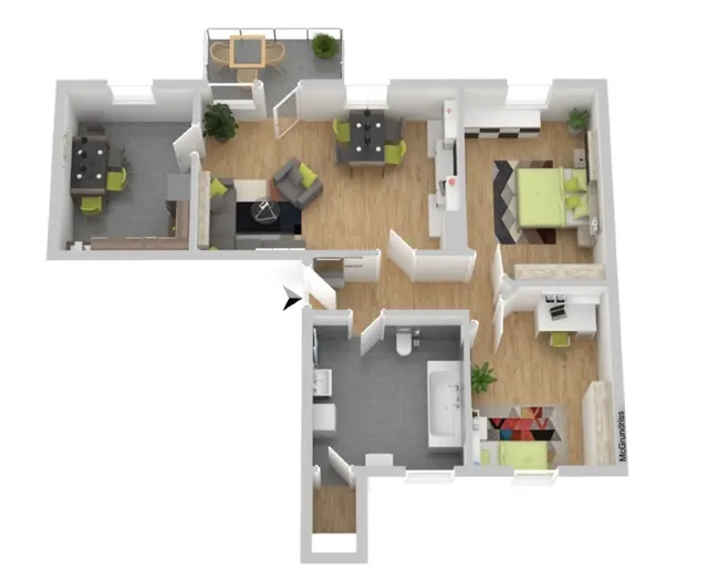 Wohnungsgrundriss DG