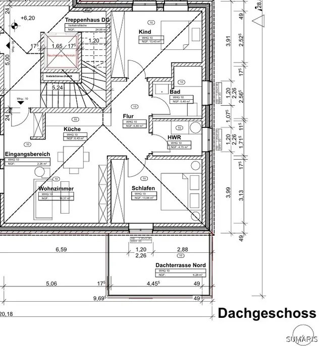 Grundriss DG
