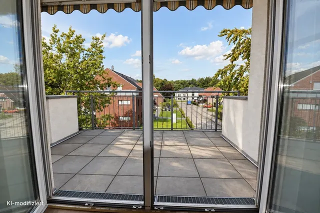 Blick auf den Balkon