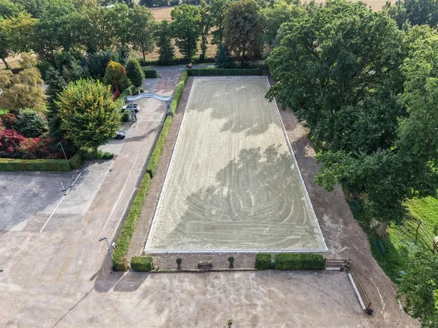 Luftbild Außenreitplatz Ebbe-Flut