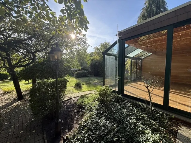 Wintergarten und Garten